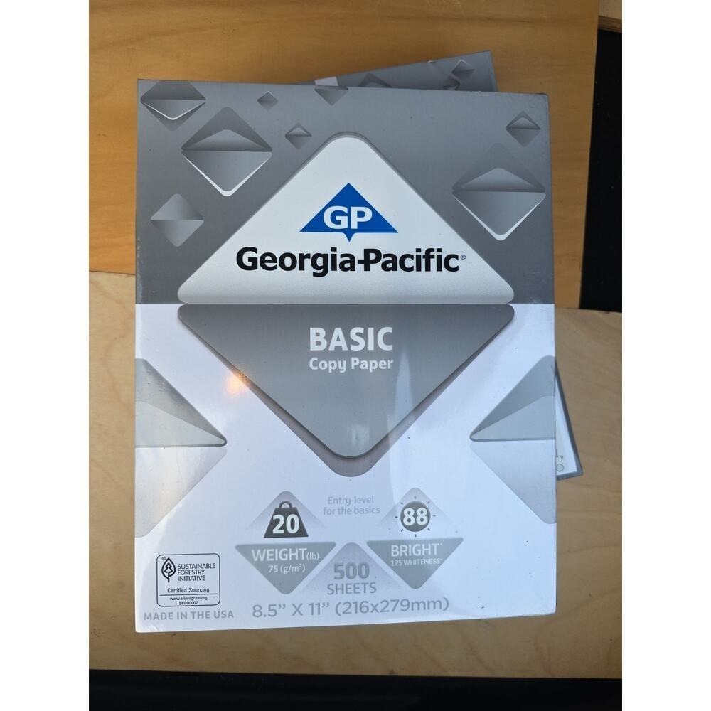 Georgia-Pacific‎ 998090 8.5x11 inch Standard Paper Multipurpose Pack of 500